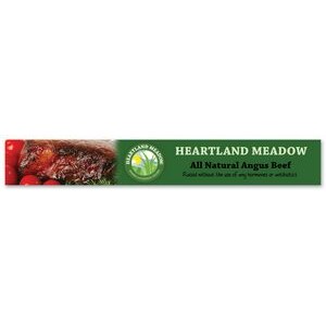 Shelf Talker (1.25"x8.5") - Rail Strip Rectangle