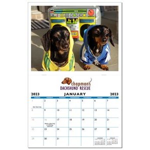 Deluxe 12 Scene Custom Calendar w/ Saddle Stitched Binding