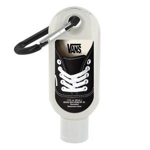 1.9 oz. SPF 30 Sunscreen in Clear Bottle with Carabiner