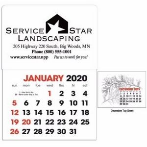 2-Color Stick Up Grid, English (13-Month)