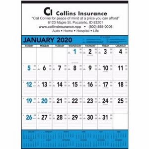 Blue & Black Contractor's Memo (13-sheet)