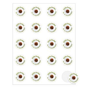 Round Quick & Colorful Full Color Sheeted Label (1 1/2" Diameter)