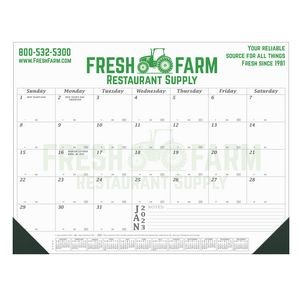 12 Month Value-Line Desk Calendar (21 3/4"x16 3/4")