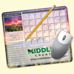 MousePaper® Calendar 12 Month 7.25"x8.5" Paper Mouse Pad